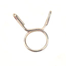 A6020 250 in 1 Galvanized Tubing Spring Clips Clamps Steel Wire Circlip Clamp