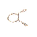 A6023 345 in 1 Galvanized Tubing Spring Clips Clamps Steel Wire Circlip Clamp