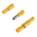 A6197 120 PCS Yellow AWG12~10 Bullet Male and Female Terminal Cold Press Terminal