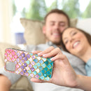 Electroplating Pattern IMD TPU Shockproof Case For iPhone 13 mini(Colorful Scales)