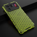 For Xiaomi Mi 11 Ultra Shockproof Honeycomb PC + TPU Case with Neck Lanyard(Green)