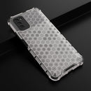 For Xiaomi Poco M3 Shockproof Honeycomb PC + TPU Case with Neck Lanyard(White)