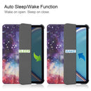 Custer Painted PU Leather Tablet Case with Sleep / Wake-up Function & 3-Fold Holder For iPad mini 6(Galaxy)