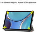 Custer Painted PU Leather Tablet Case with Sleep / Wake-up Function & 3-Fold Holder For iPad mini 6(Color Butterfly)