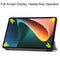 For Xiaomi Pad 5 Custer Painted PU Leather Case with Sleep / Wake-up Function & 3-Fold Holder(Unicorn)