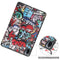 For Xiaomi Pad 5 Custer Painted PU Leather Case with Sleep / Wake-up Function & 3-Fold Holder(Graffiti)