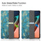 For Xiaomi Pad 5 Custer Painted PU Leather Case with Sleep / Wake-up Function & 3-Fold Holder(Apricot Blossom)