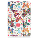 For Xiaomi Pad 5 Custer Painted PU Leather Case with Sleep / Wake-up Function & 3-Fold Holder(Color Butterfly)