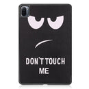 For Xiaomi Pad 5 Custer Painted PU Leather Case with Sleep / Wake-up Function & 3-Fold Holder(Big Eye Me)
