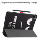 For Xiaomi Pad 5 Custer Painted PU Leather Case with Sleep / Wake-up Function & 3-Fold Holder(Big Eye Me)