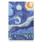 For Xiaomi Pad 5 Custer Painted PU Leather Case with Sleep / Wake-up Function & 3-Fold Holder(Starry Sky)