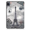 For Xiaomi Pad 5 Custer Painted PU Leather Case with Sleep / Wake-up Function & 3-Fold Holder(Retro Tower)