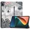 For Xiaomi Pad 5 Custer Painted PU Leather Case with Sleep / Wake-up Function & 3-Fold Holder(Retro Tower)