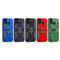 For Tecno Spark 6 Go Carbon Fiber Pattern PC + TPU Protective Case with Ring Holder(Red)