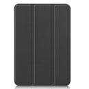 Custer Texture Horizontal Flip Leather Tablet Case with Three-folding Holder & Sleep / Wake-up Function For iPad mini 6(Black)