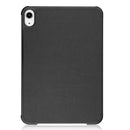 Custer Texture Horizontal Flip Leather Tablet Case with Three-folding Holder & Sleep / Wake-up Function For iPad mini 6(Black)