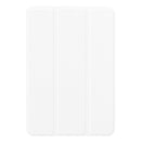 Custer Texture Horizontal Flip Leather Tablet Case with Three-folding Holder & Sleep / Wake-up Function For iPad mini 6(White)