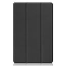 For Xiaomi Pad 5 Custer Texture Horizontal Flip Leather Case with Three-folding Holder & Sleep / Wake-up Function(Black)