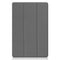 For Xiaomi Pad 5 Custer Texture Horizontal Flip Leather Case with Three-folding Holder & Sleep / Wake-up Function(Grey)