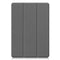 For Xiaomi Pad 5 Custer Pattern Pure Color TPU Smart Tablet Holster with Sleep Function & 3-Fold Holder & Pen Slot(Grey)