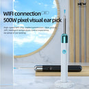 X1 WiFi Smart Visual Ear Pick HD Digital Ear Endoscope(White)