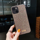 SULADA Shockproof TPU + Handmade Leather Case For iPhone 13(Colorful)