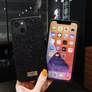 SULADA Shockproof TPU + Handmade Leather Case For iPhone 13(Black)