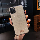 SULADA Shockproof TPU + Handmade Leather Case For iPhone 13 Pro Max(Gold)