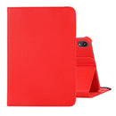 360 Degree Rotation Litchi Texture Flip Leather Tablet Case with Holder For iPad mini 6(Red)
