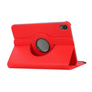 360 Degree Rotation Litchi Texture Flip Leather Tablet Case with Holder For iPad mini 6(Red)