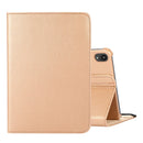 360 Degree Rotation Litchi Texture Flip Leather Tablet Case with Holder For iPad mini 6(Gold)