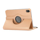 360 Degree Rotation Litchi Texture Flip Leather Tablet Case with Holder For iPad mini 6(Gold)