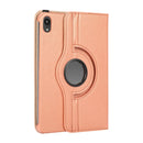 360 Degree Rotation Litchi Texture Flip Leather Tablet Case with Holder For iPad mini 6(Rose Gold)