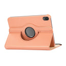 360 Degree Rotation Litchi Texture Flip Leather Tablet Case with Holder For iPad mini 6(Rose Gold)