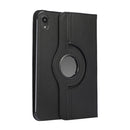 360 Degree Rotation Litchi Texture Flip Leather Tablet Case with Holder For iPad mini 6(Black)