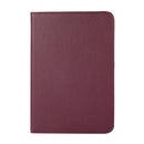 360 Degree Rotation Litchi Texture Flip Leather Tablet Case with Holder For iPad mini 6(Purple)