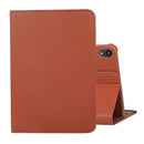 360 Degree Rotation Litchi Texture Flip Leather Tablet Case with Holder For iPad mini 6(Brown)