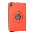 360 Degree Rotation Litchi Texture Flip Leather Tablet Case with Holder For iPad mini 6(Orange)