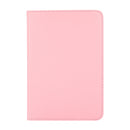 360 Degree Rotation Litchi Texture Flip Leather Tablet Case with Holder For iPad mini 6(Pink)