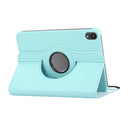 360 Degree Rotation Litchi Texture Flip Leather Tablet Case with Holder For iPad mini 6(Sky Blue)