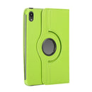 360 Degree Rotation Litchi Texture Flip Leather Tablet Case with Holder For iPad mini 6(Green)