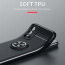 For OPPO Realme GT Master Metal Ring Holder 360 Degree Rotating TPU Case(Black)