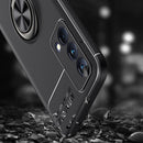 For OPPO Realme GT Master Metal Ring Holder 360 Degree Rotating TPU Case(Black)