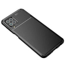 Carbon Fiber Texture Shockproof TPU Case For Samsung Galaxy M32 International Version(Black)