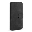 DG.MING Retro Oil Side Horizontal Flip Leather Case with Holder & Card Slots & Wallet For iPhone 13 Pro Max(Black)