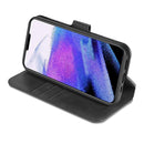 DG.MING Retro Oil Side Horizontal Flip Leather Case with Holder & Card Slots & Wallet For iPhone 13 Pro Max(Black)