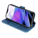 DG.MING Retro Oil Side Horizontal Flip Leather Case with Holder & Card Slots & Wallet For iPhone 13 Pro Max(Blue)