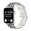 8-buckle Printed Strap Watch Band For Apple Watch Series 7 41mm / 6 & SE & 5 & 4 40mm / 3 & 2 & 1 38mm(Skull)
