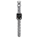 8-buckle Printed Strap Watch Band For Apple Watch Series 7 41mm / 6 & SE & 5 & 4 40mm / 3 & 2 & 1 38mm(Skull)