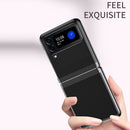 Electroplated Transparent Folding Case For Samsung Galaxy Z Flip3 5G(Rose Gold)